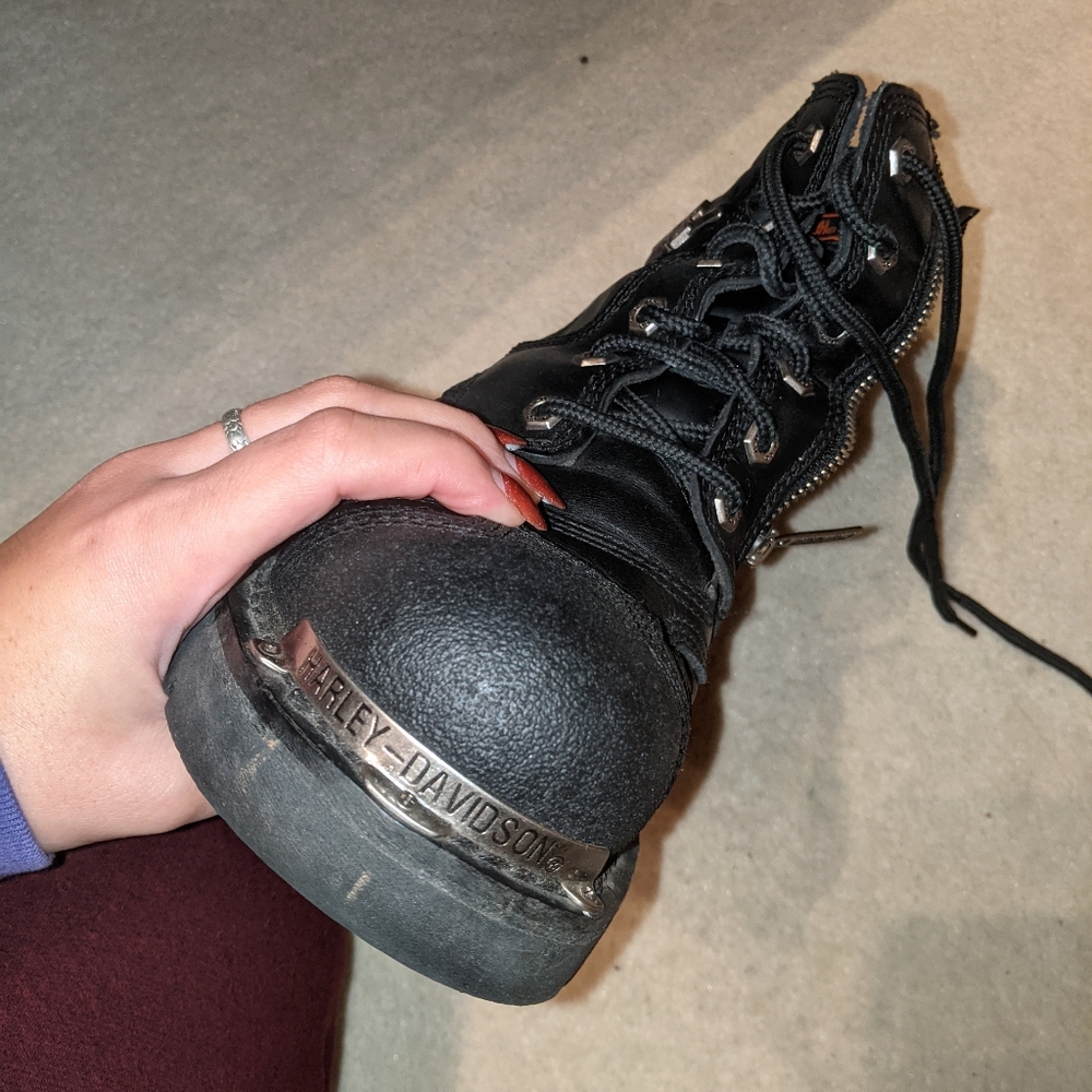 Harley Davidson Biker Boots - Picture 4 of 6